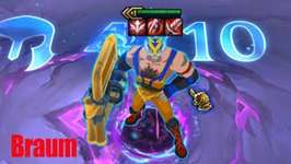 5コスト ブラウム ⭐⭐⭐ V 10 ランクイン！ | TFT セット 15 ランクイン #tftset15 #teamfighttacticsのサムネイル画像